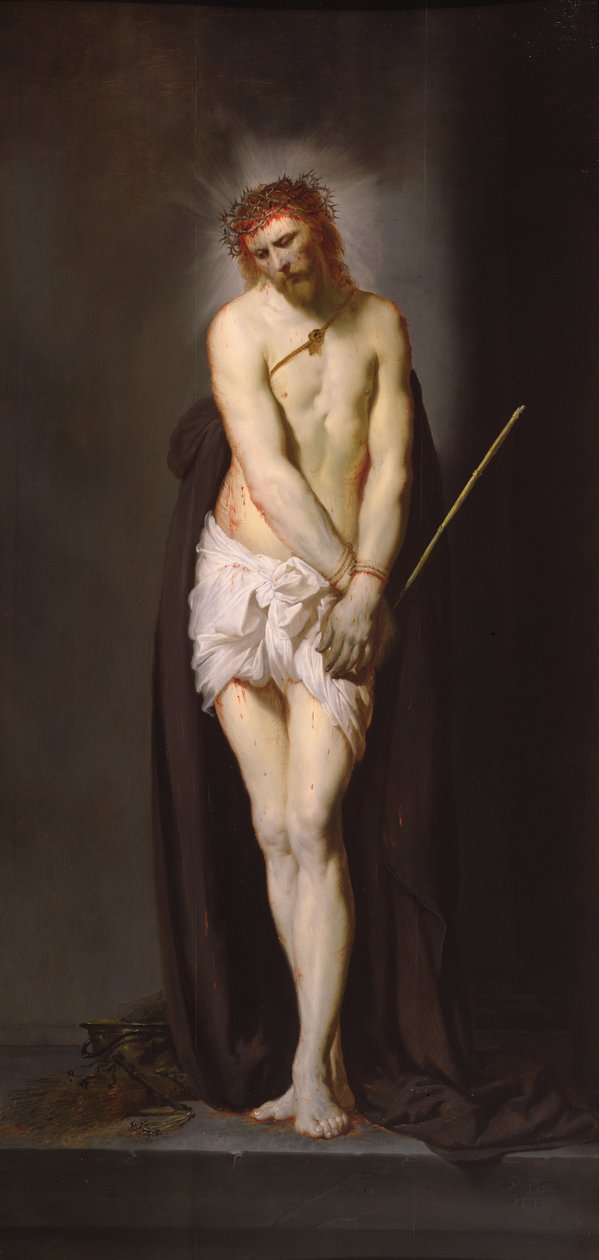 Chrystus przy kolumnie, 1632 (panel) autorstwa Pieter Fransz de Grebber
