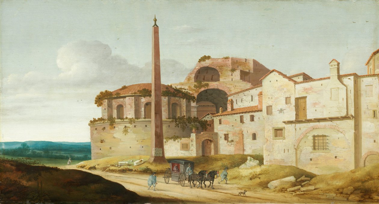 Kościół Santa Maria della Febbre, Rzym autorstwa Pieter Janszoon Saenredam