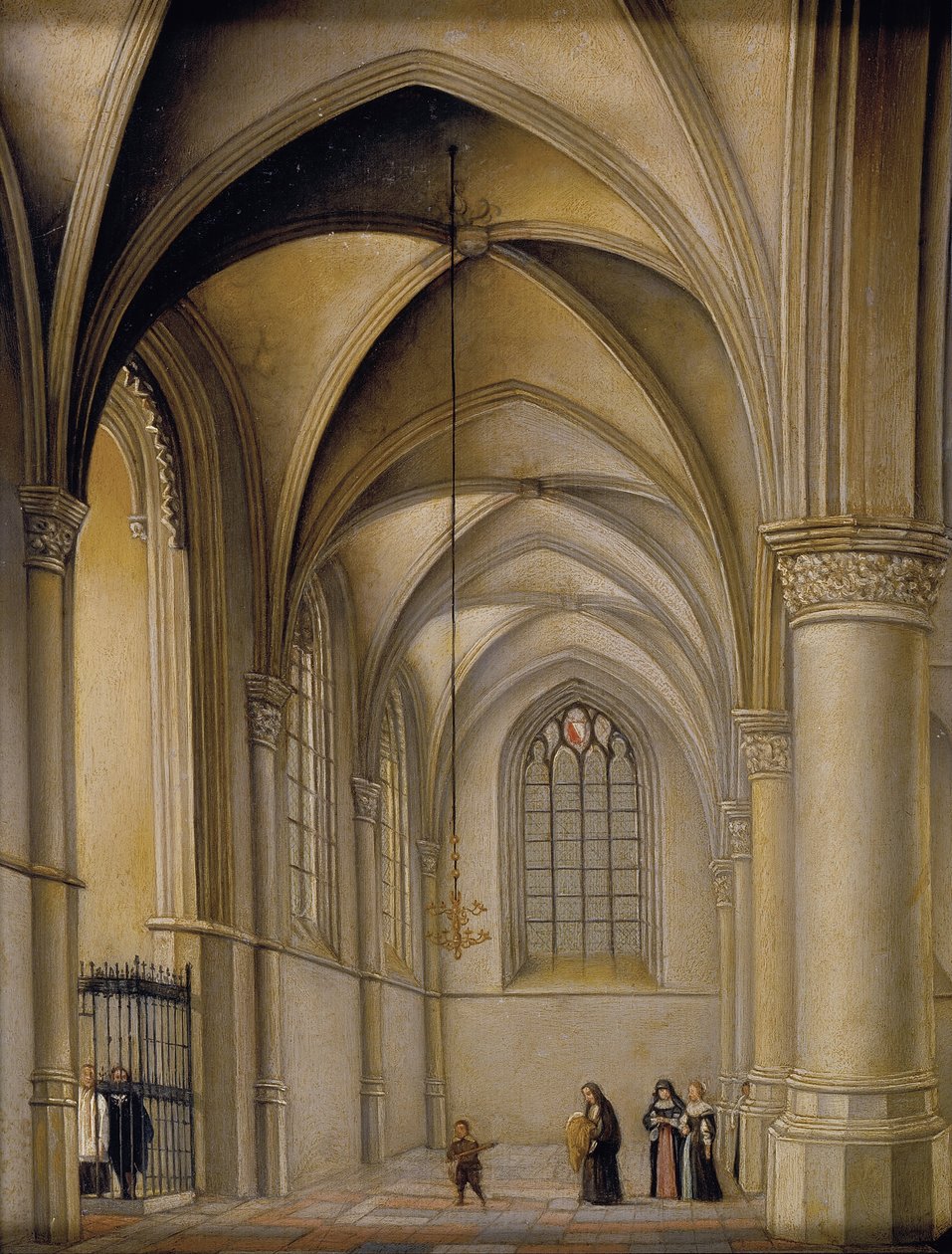 Wnętrze kościoła autorstwa Pieter Janszoon Saenredam