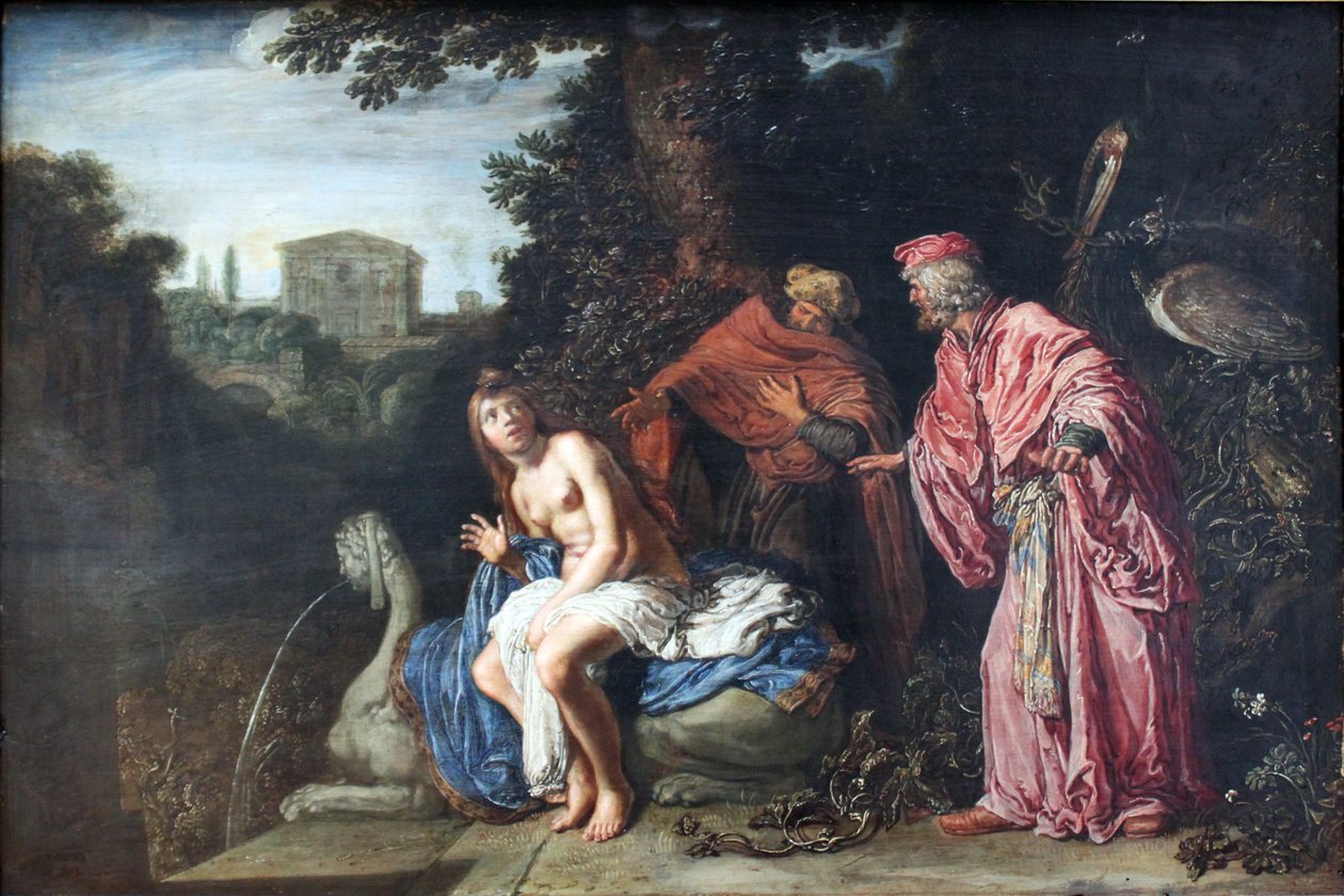 Zuzanna i dwoje starych ludzi autorstwa Pieter Lastman