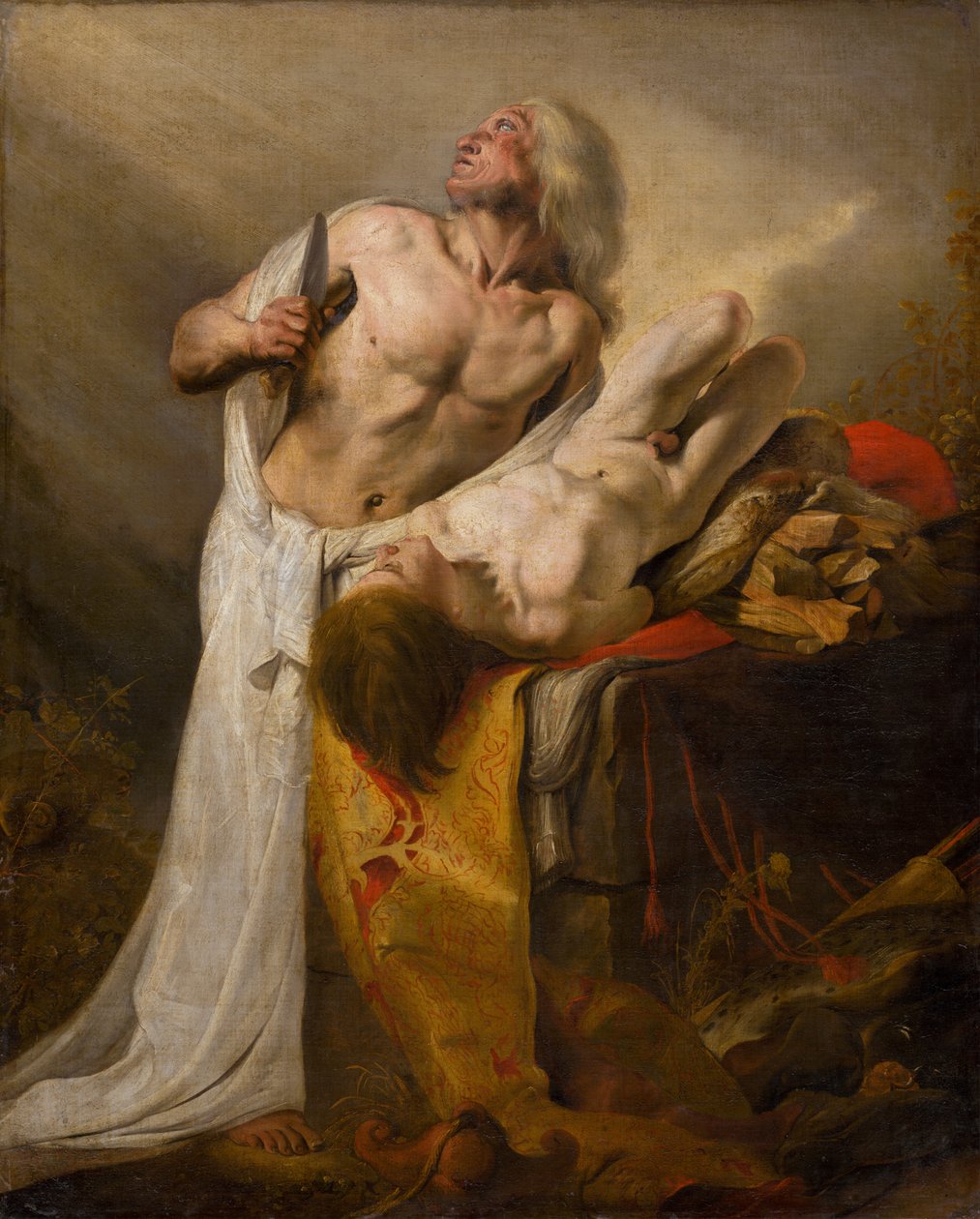 Ofiara Izaaka autorstwa Pieter Fransz de Grebber