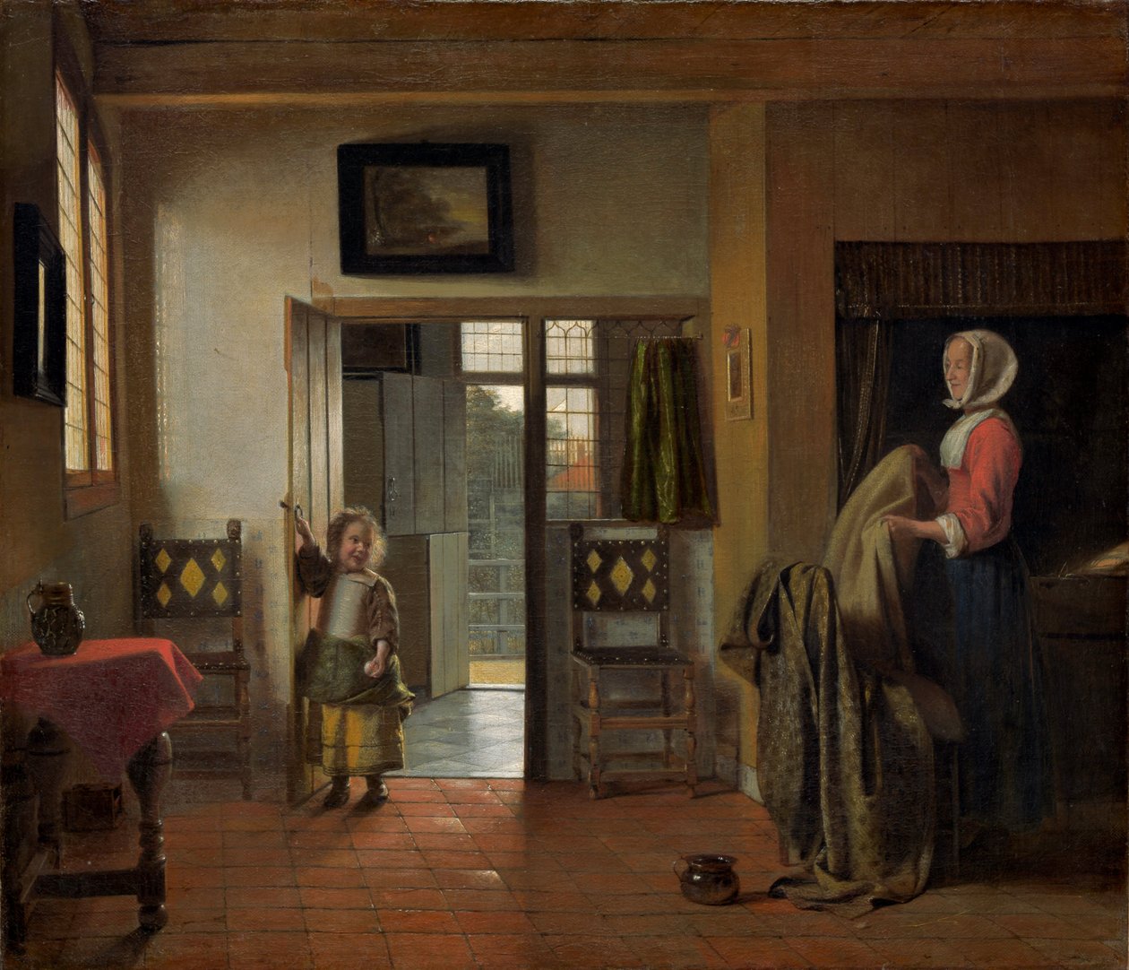 Sypialnia autorstwa Pieter de Hooch