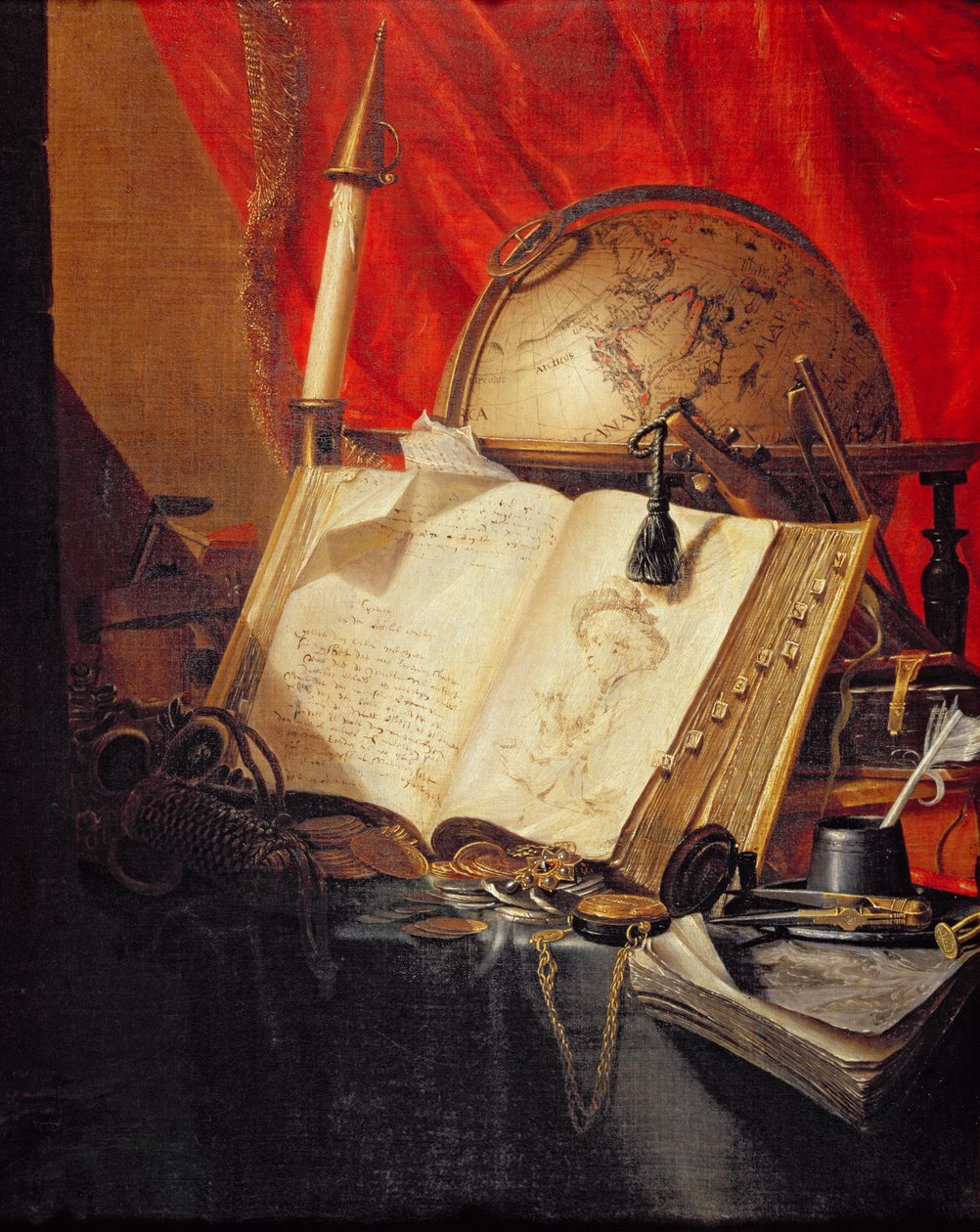 Martwa natura Vanitas autorstwa Pieter de Ring