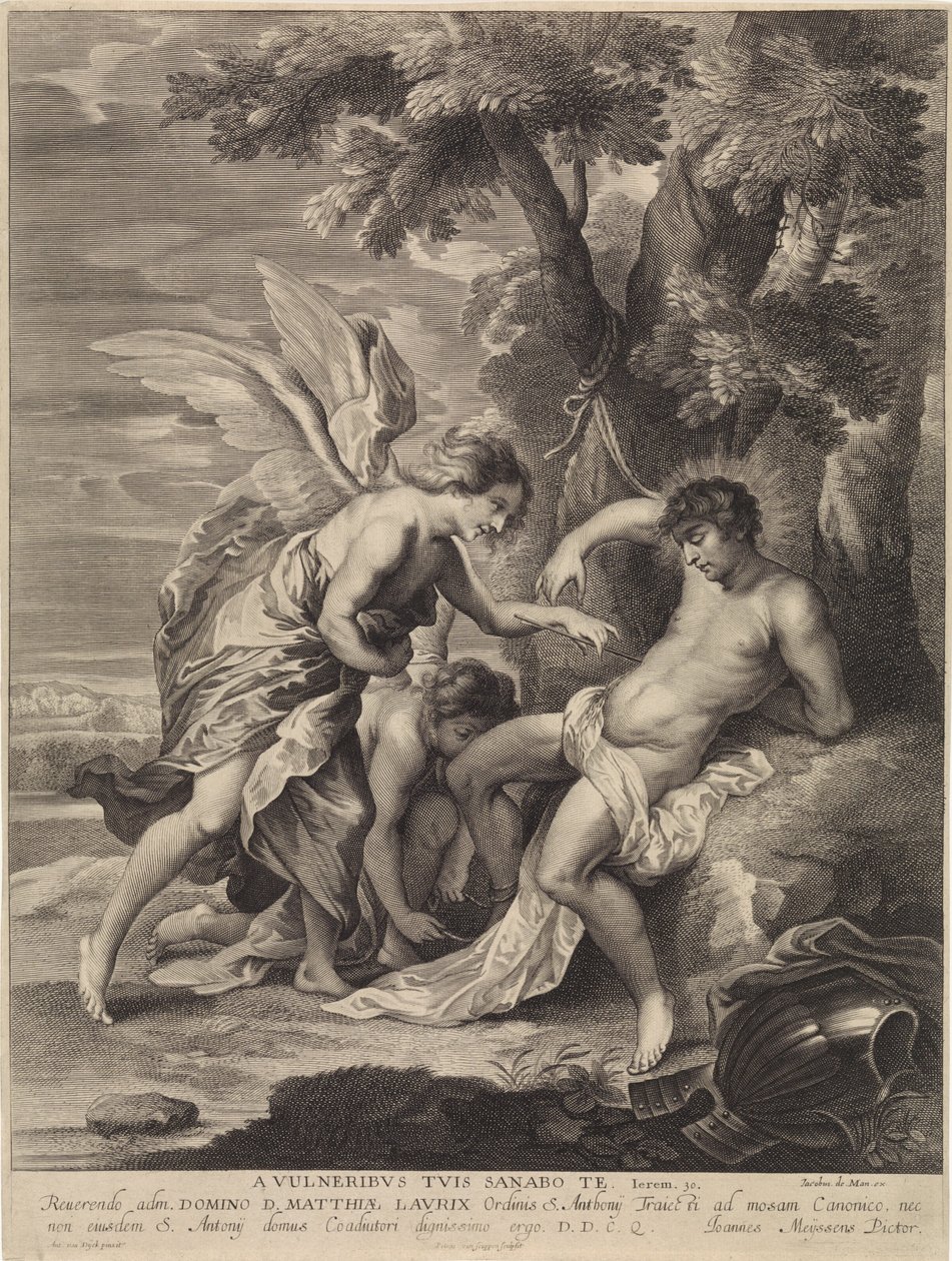 Św. Sebastian autorstwa Pieter van Schuppen