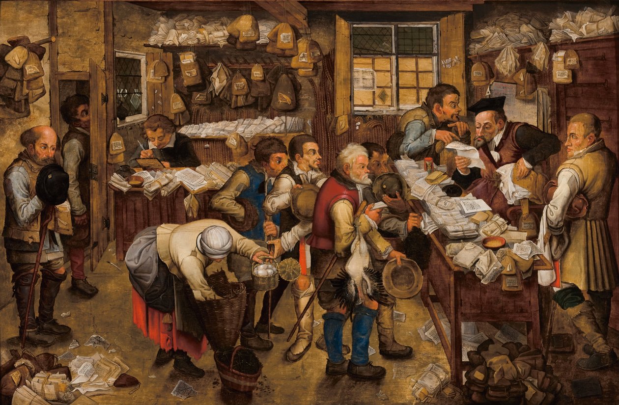 Urząd Poborców Podatkowych autorstwa Pieter Brueghel the Younger