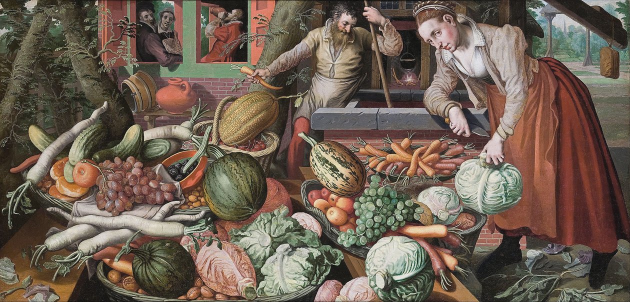 Scena targowa autorstwa Pieter Aertsen