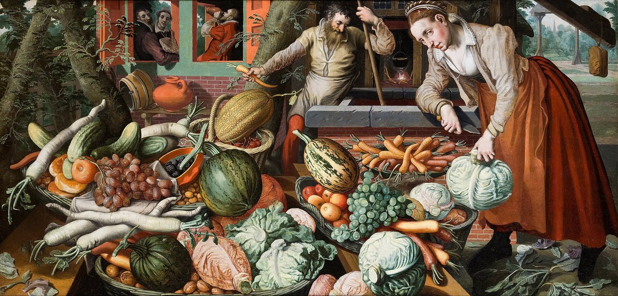 Scena Targowa, 1569 autorstwa Pieter Aertsen