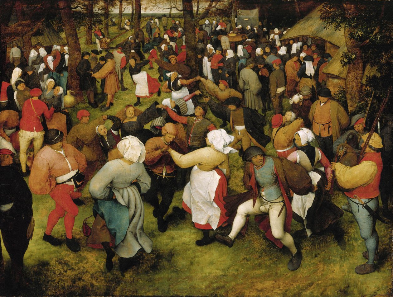 Taniec weselny autorstwa Pieter Brueghel the Elder
