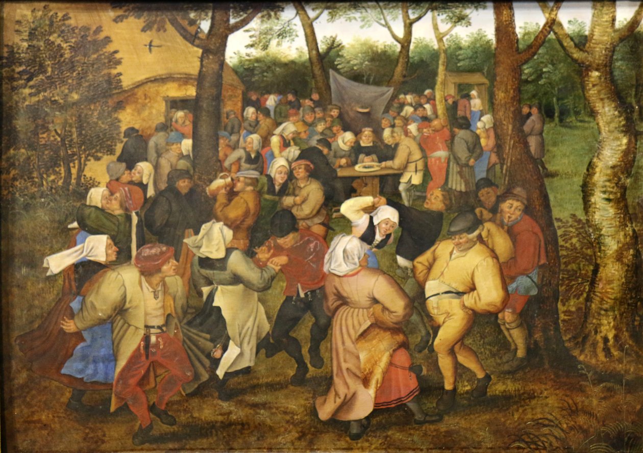 Taniec weselny. autorstwa Pieter Brueghel the Younger