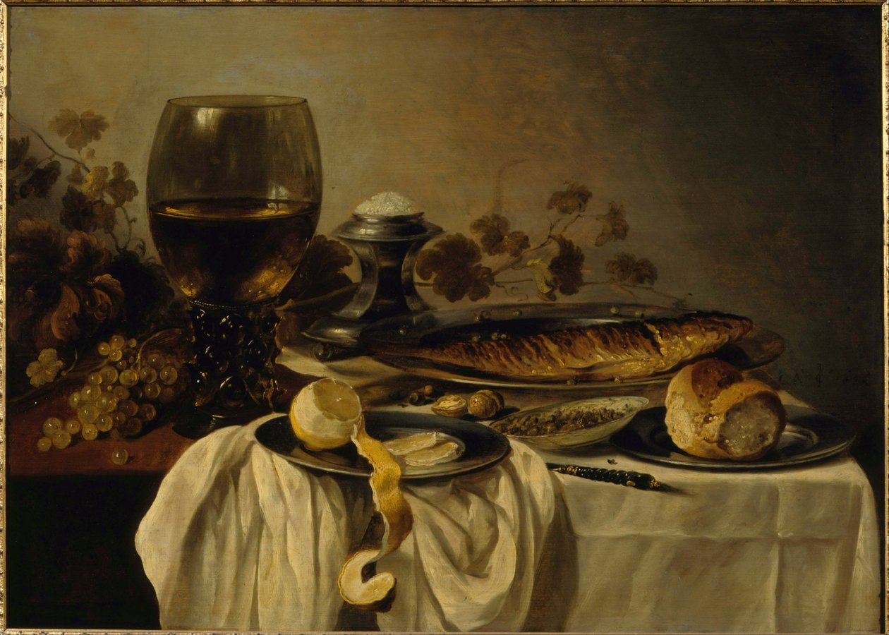 Śniadanie autorstwa Pieter Claesz