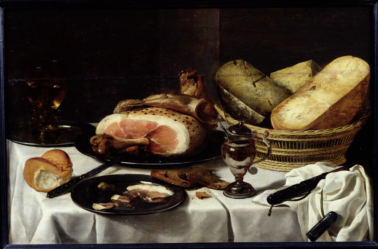 Martwa natura z Ham autorstwa Pieter Claesz