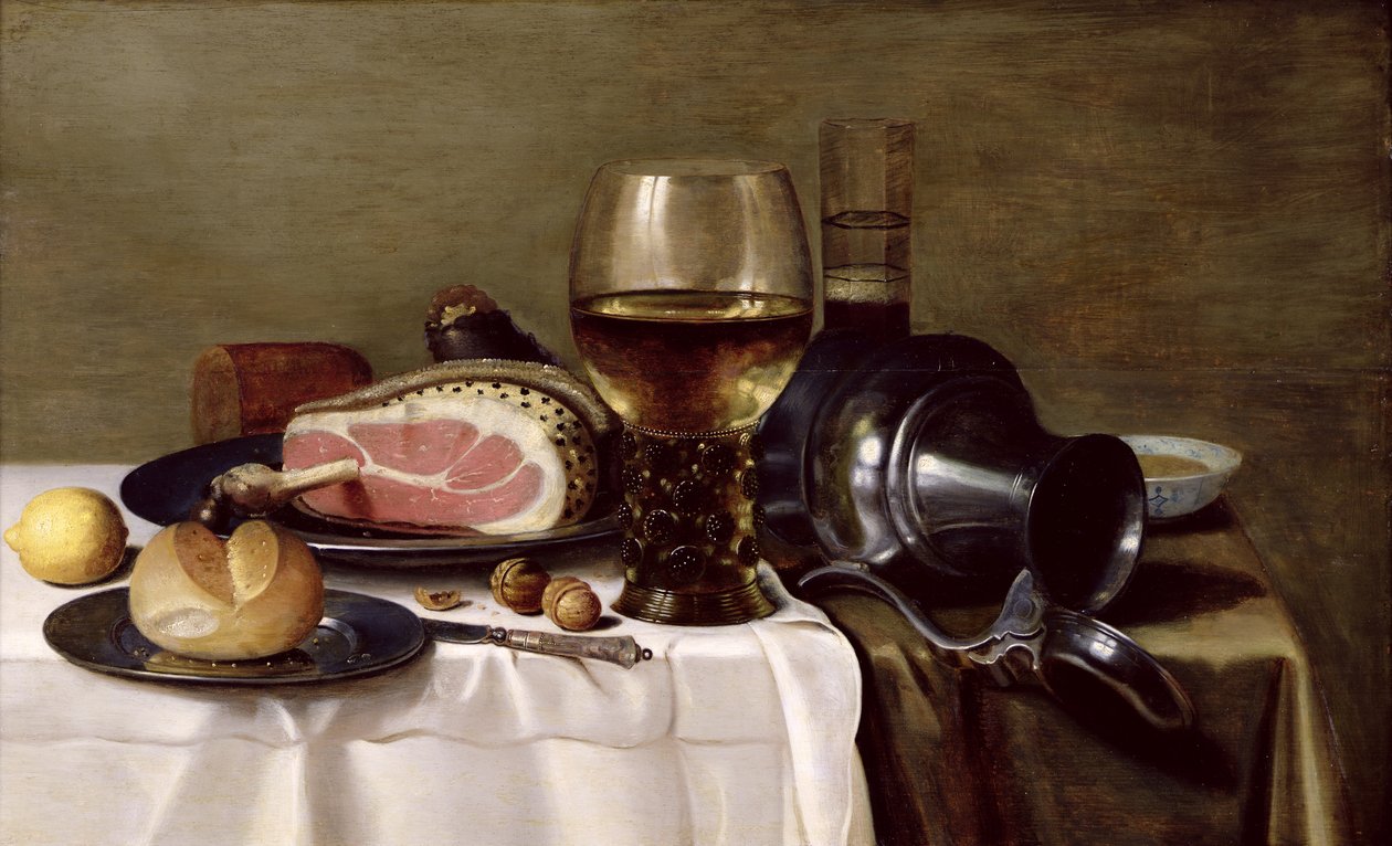 Martwa natura z Ham autorstwa Pieter Claesz