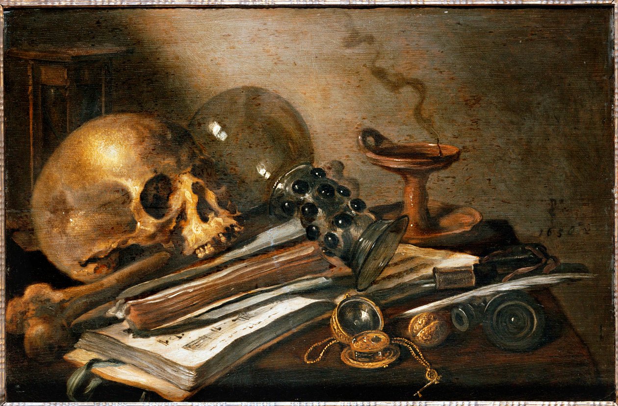Vanitas, martwa natura autorstwa Pieter Claesz