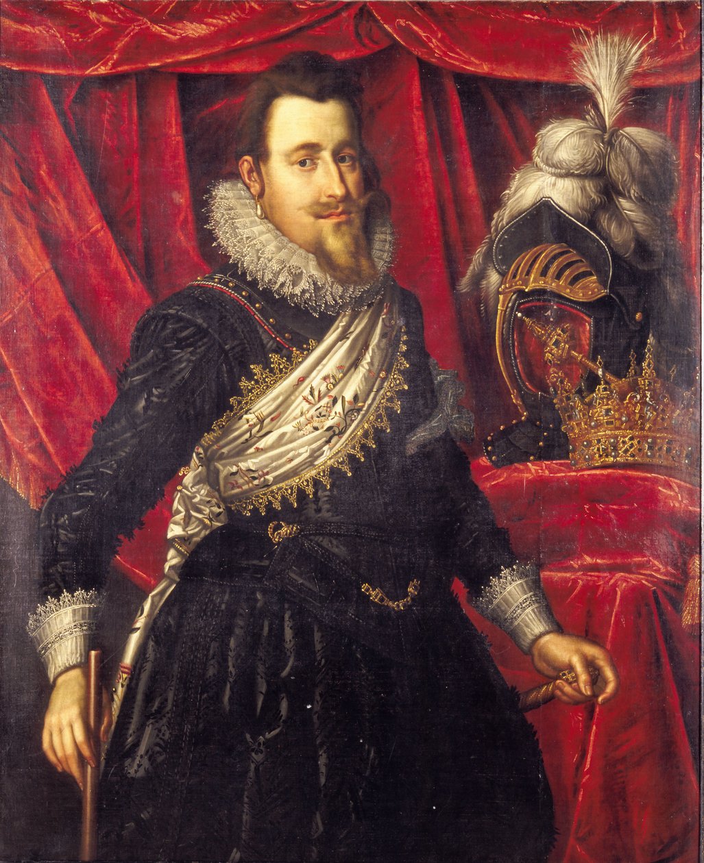 Christian IV, ok. 1612 r. autorstwa Pieter Isaacsz