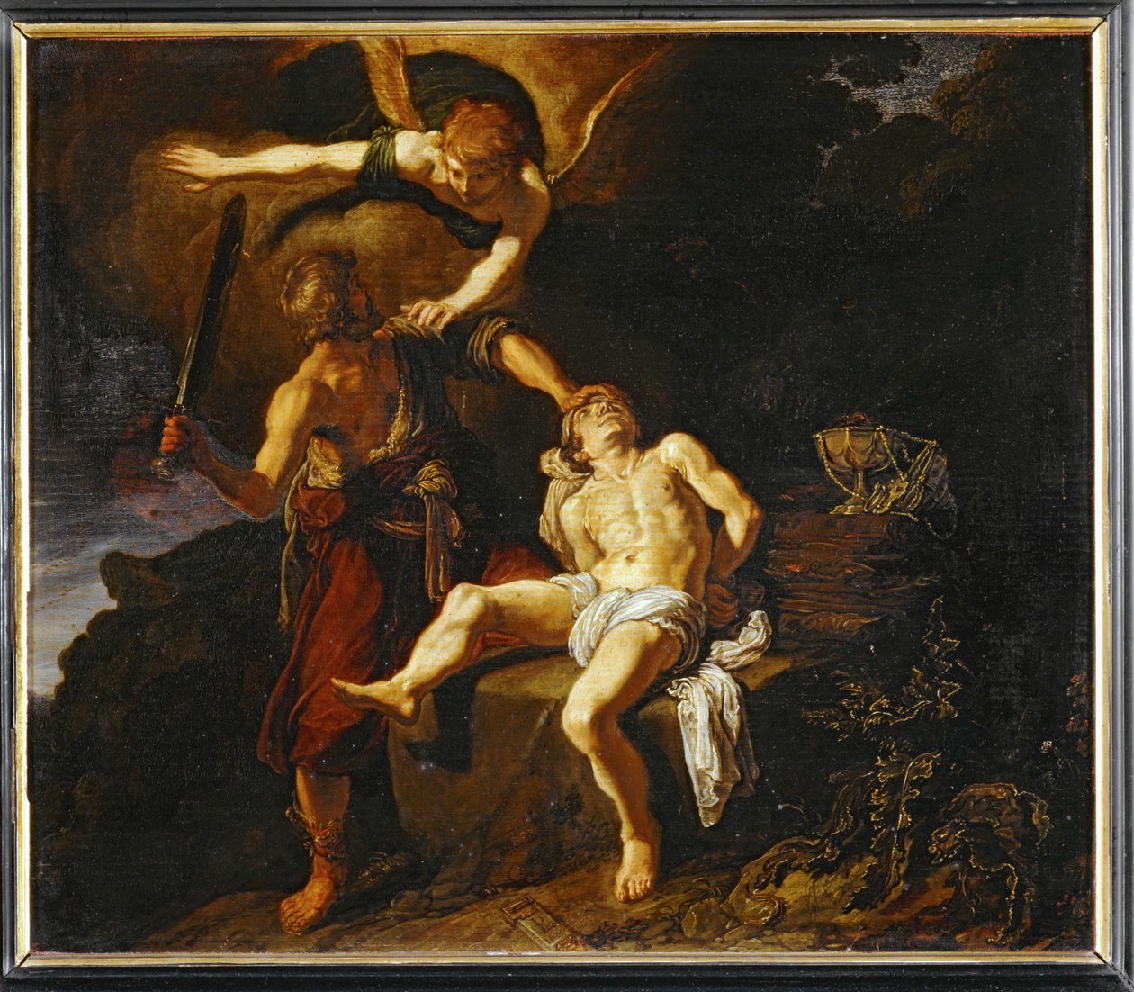Poświęcenie Abrahama ... autorstwa Pieter Lastman