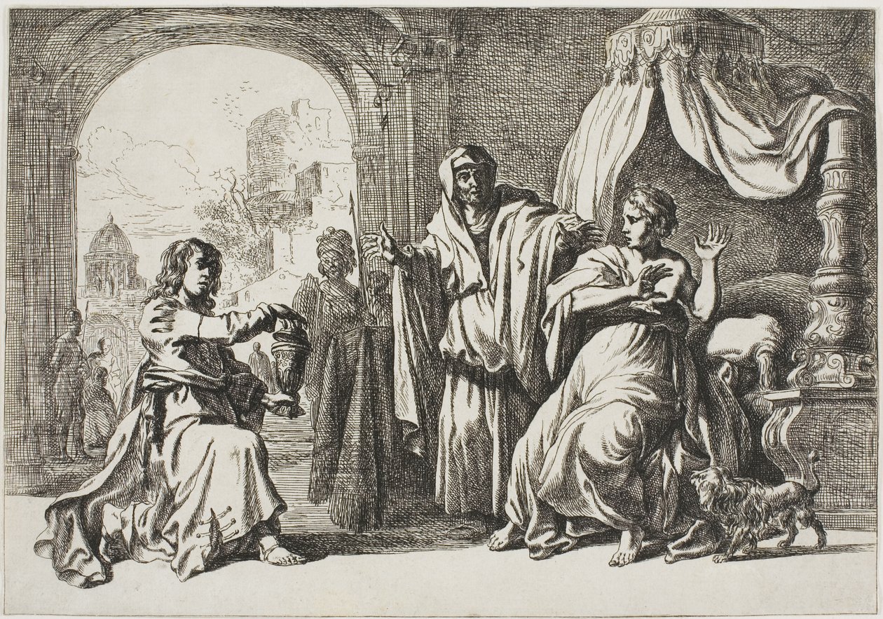 Sophonisba odbierająca zatruty puchar autorstwa Pieter Lastman