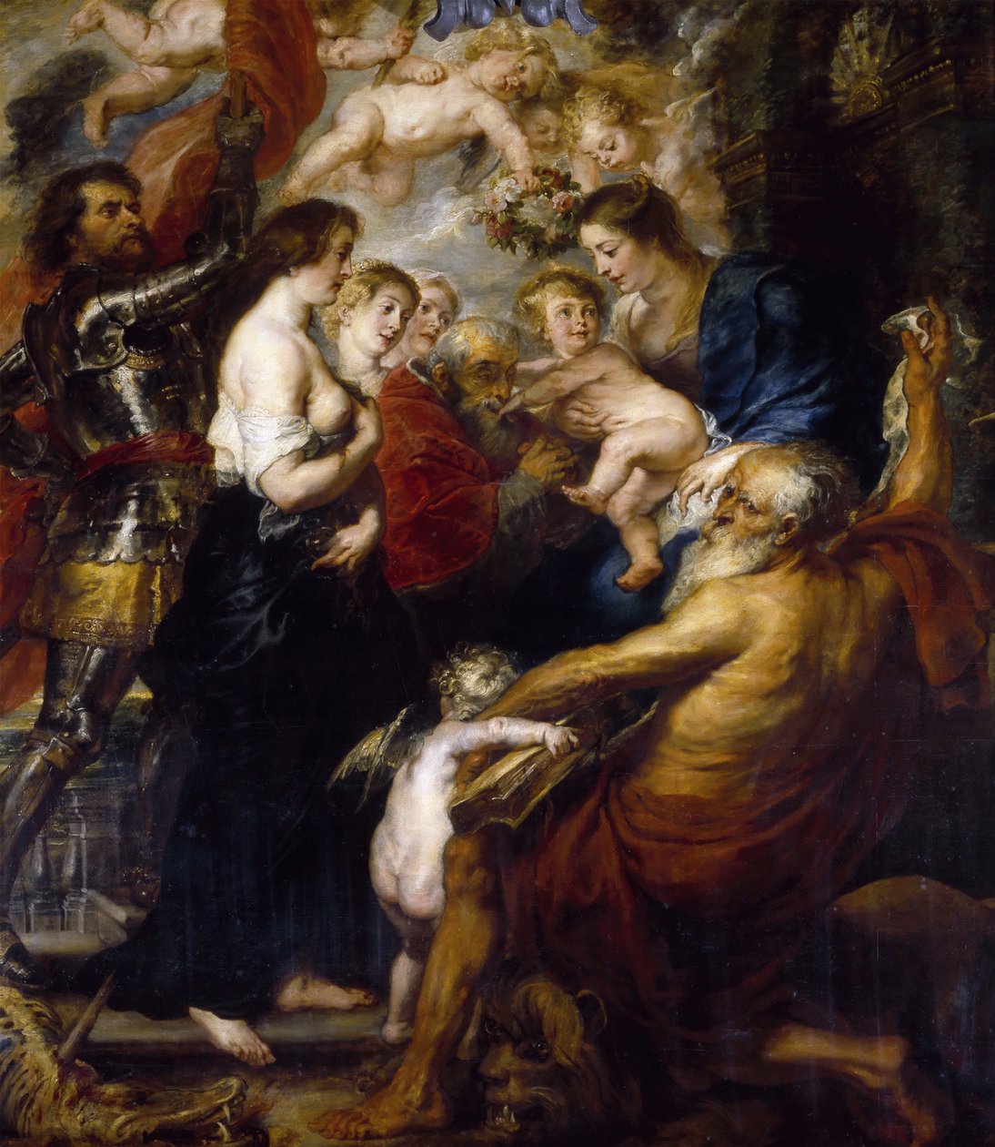 Matka Boża ze świętymi, 1634. autorstwa Peter Paul Rubens