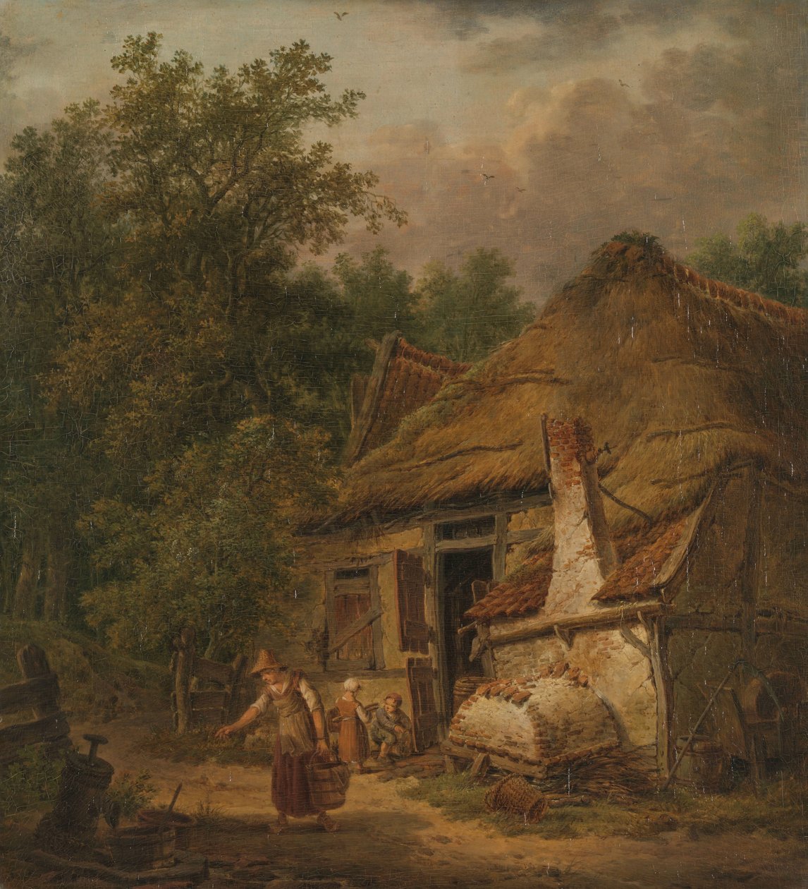 Dom wiejski w pobliżu Helvoirt autorstwa Pieter Pietersz. Barbiers