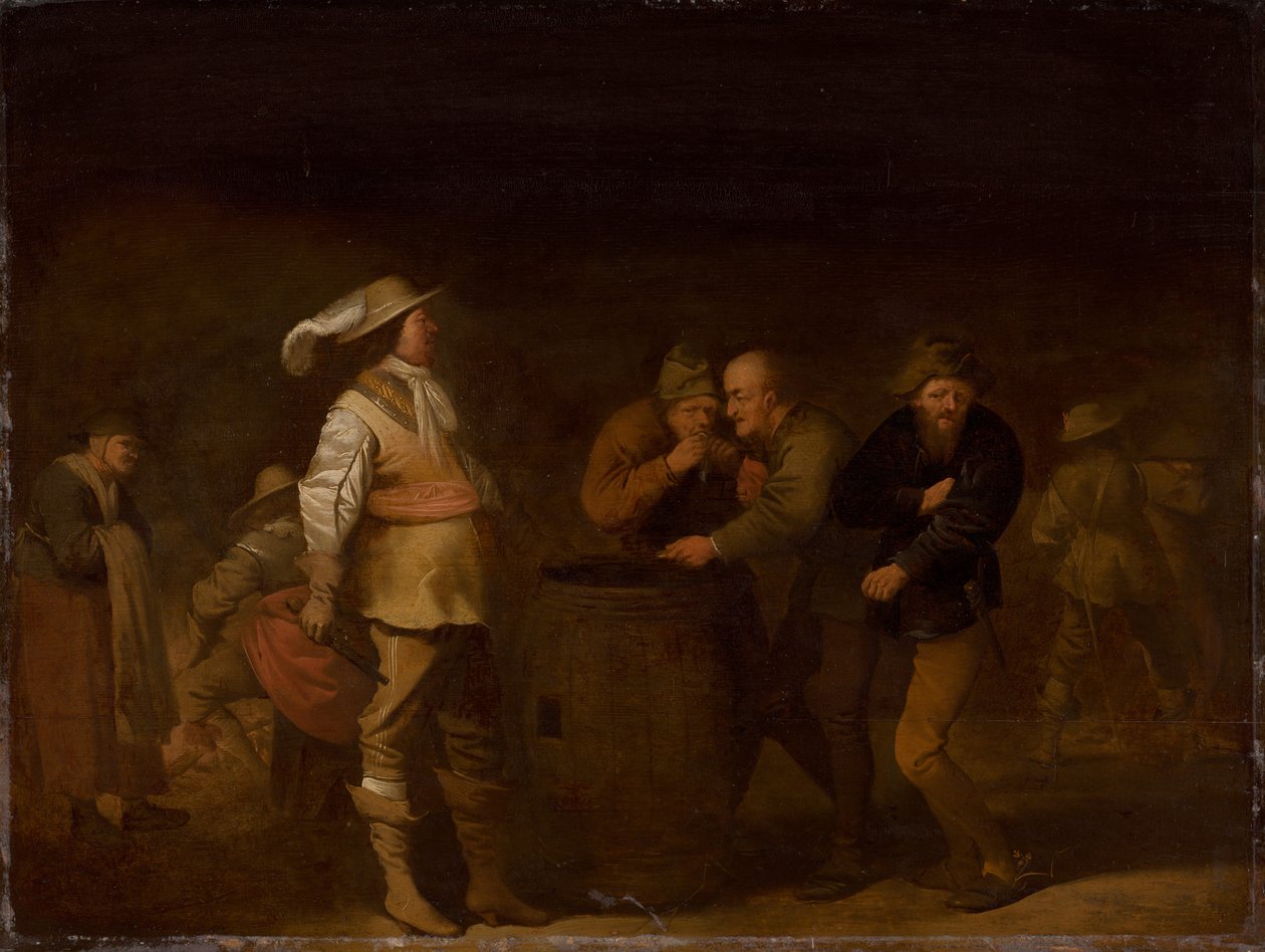 Wydanie zdobyczy wojennych , ok. 201 1635. autorstwa Pieter Quast