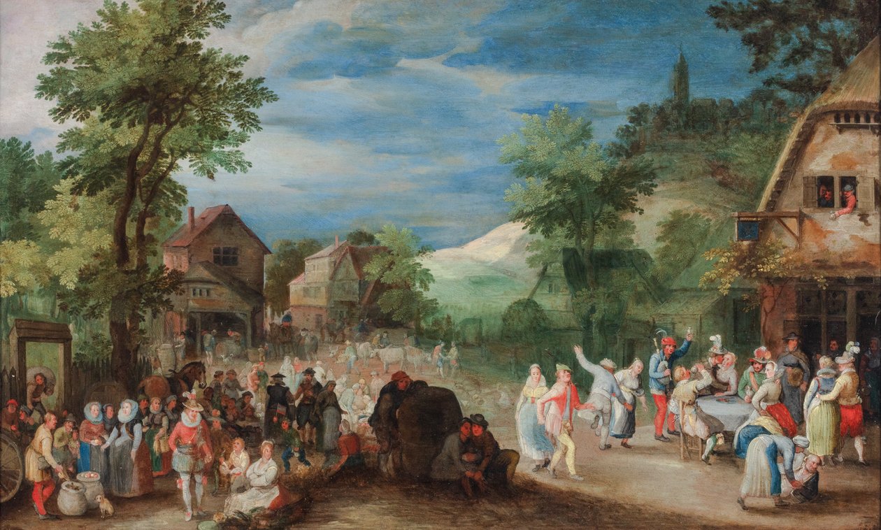 Jarmark na wsi autorstwa Pieter Schoubroeck