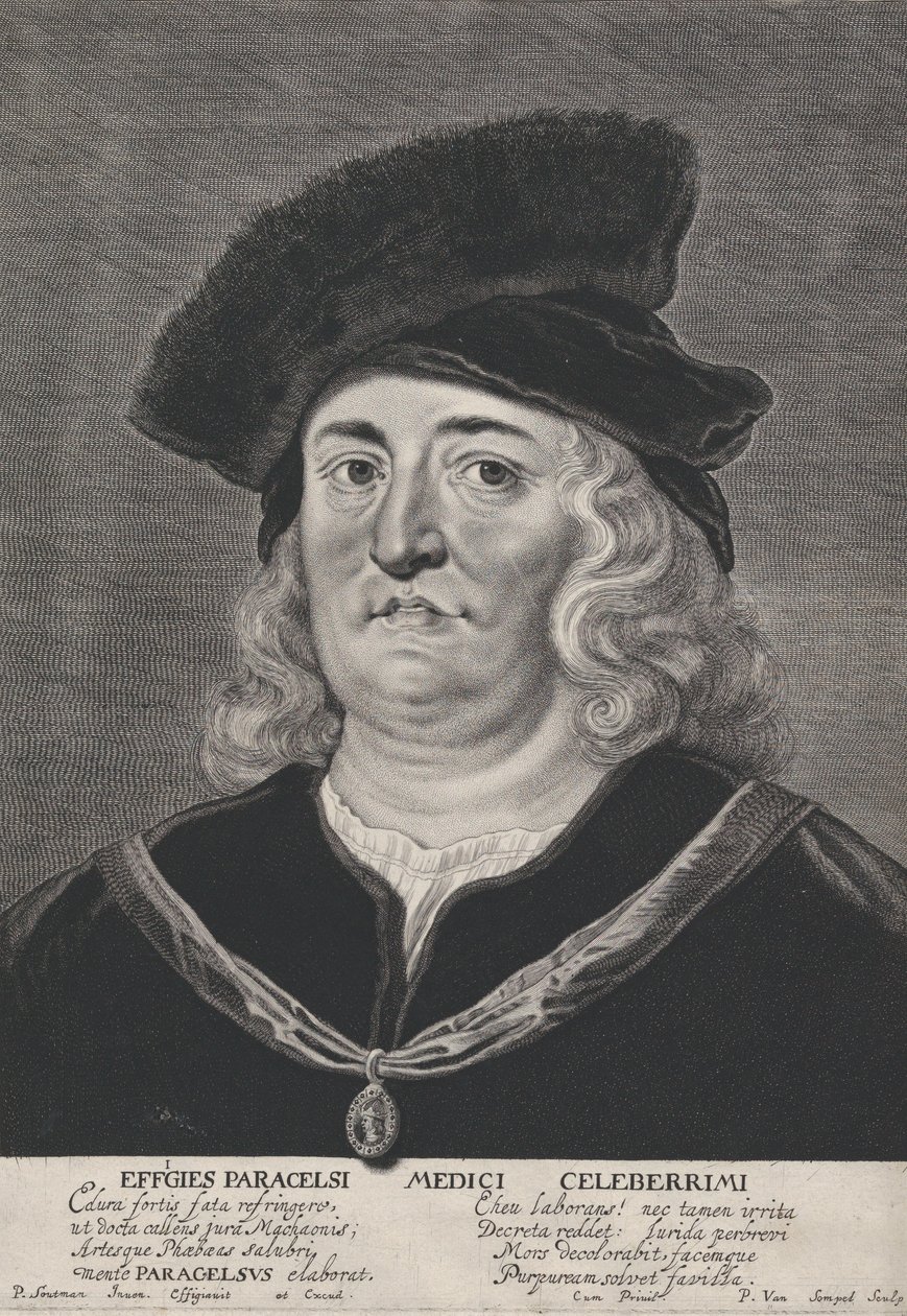 Portret Teofrasta Paracelsusa, 1615-43. autorstwa Pieter Soutman
