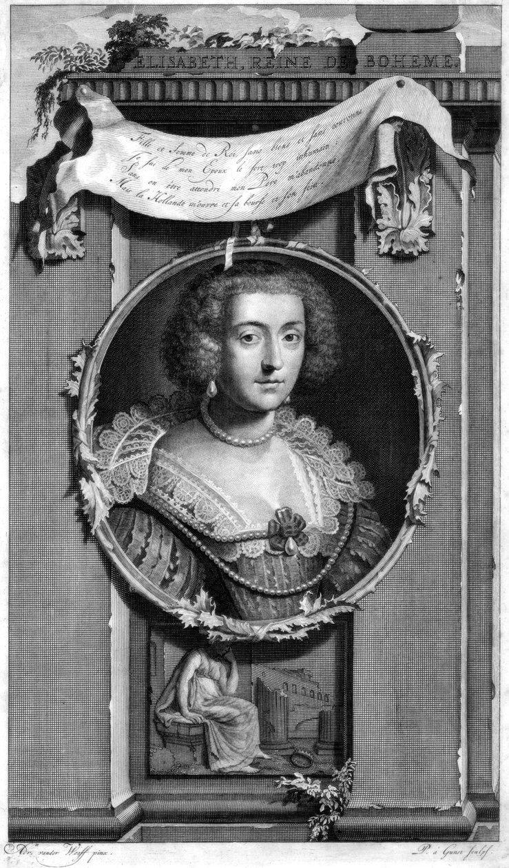 Elżbieta Czeska, ok. 1697. autorstwa Pieter Stevens van Gunst