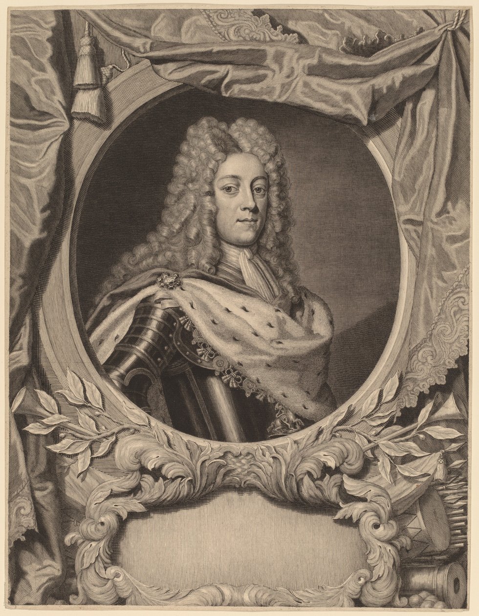 Król Jerzy II autorstwa Pieter Stevens van Gunst