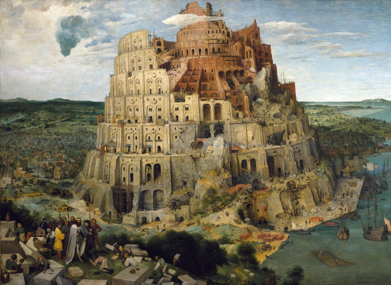 Wieża Babel autorstwa Pieter The Elder Brueghel