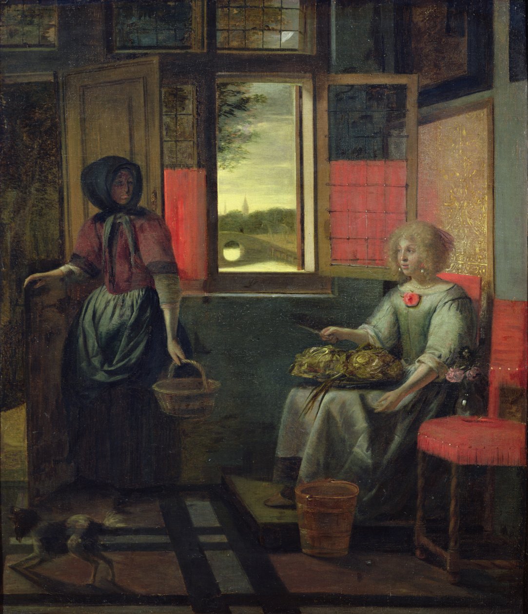 Holenderskie wnętrze autorstwa Pieter de Hooch