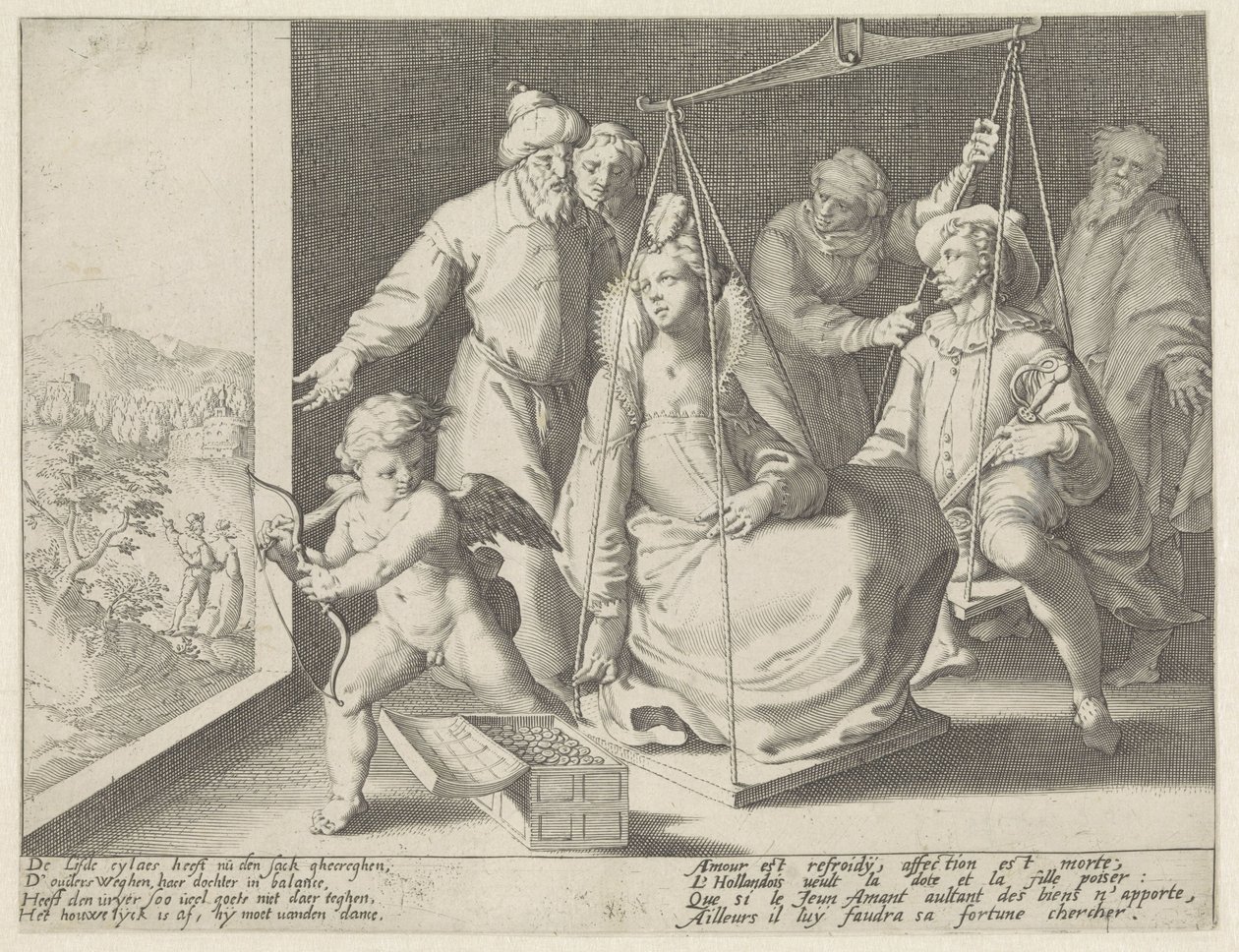 Skala ślubu autorstwa Pieter de Jode (I) (attributed to)