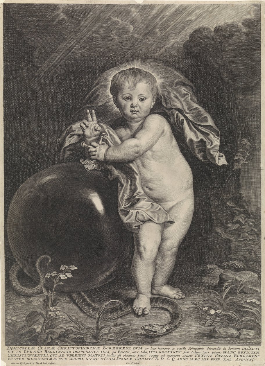 Dzieciątko Chrystus z kulą autorstwa Pieter de Jode (II)