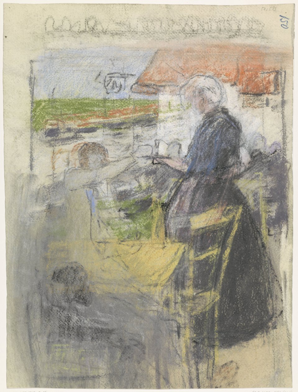 Taras kawiarni autorstwa Pieter de Josselin