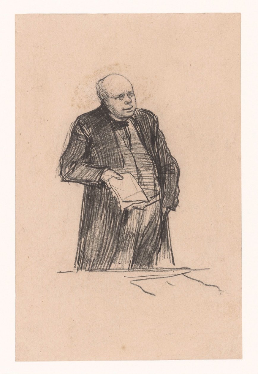 dr. Schaepman w Izbie Reprezentantów autorstwa Pieter de Josselin