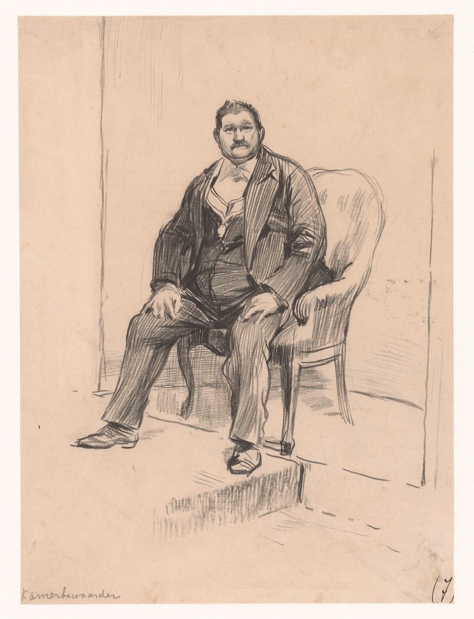 dozorca pokoju autorstwa Pieter de Josselin