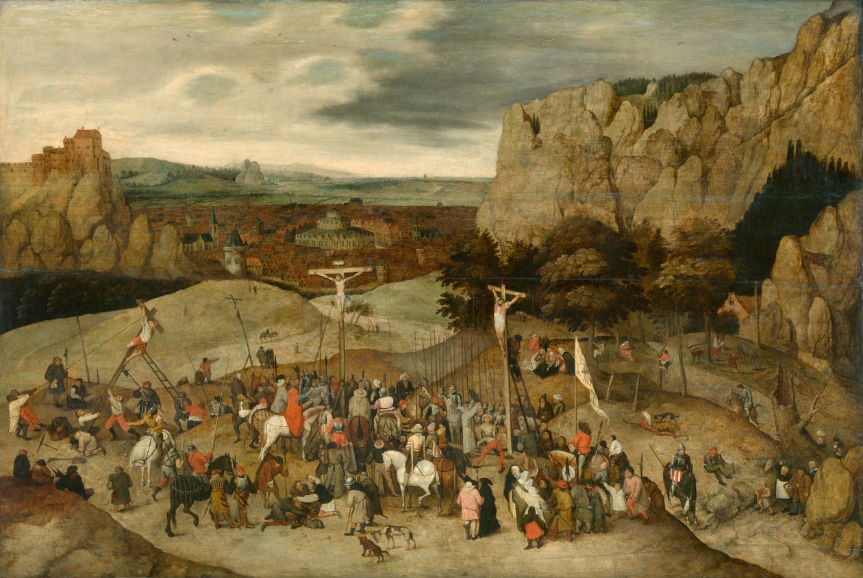 Kalwaria (olej) autorstwa Pieter the Younger Brueghel
