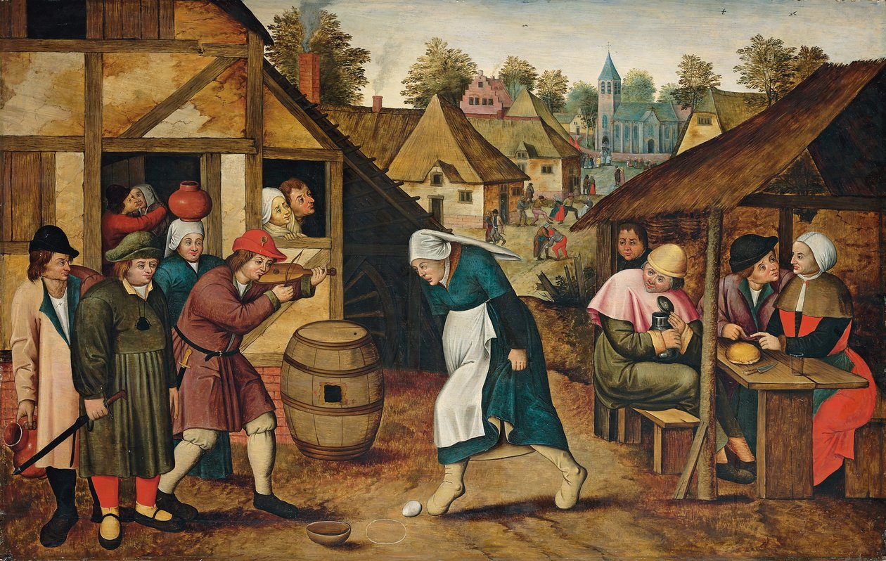 Taniec jajek autorstwa Pieter Brueghel the Younger