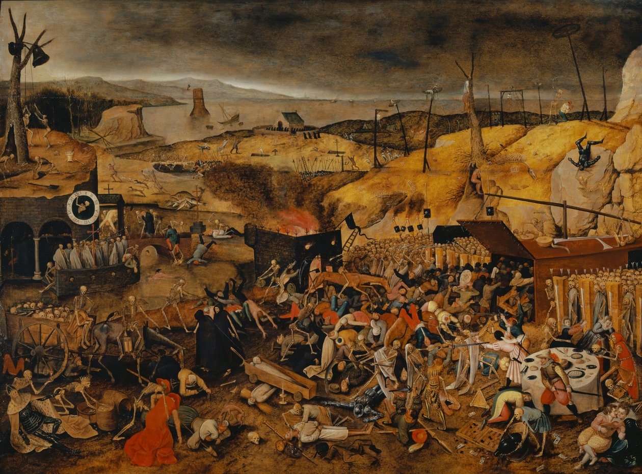Triumf śmierci, ok. 1608 autorstwa Pieter Brueghel the Younger