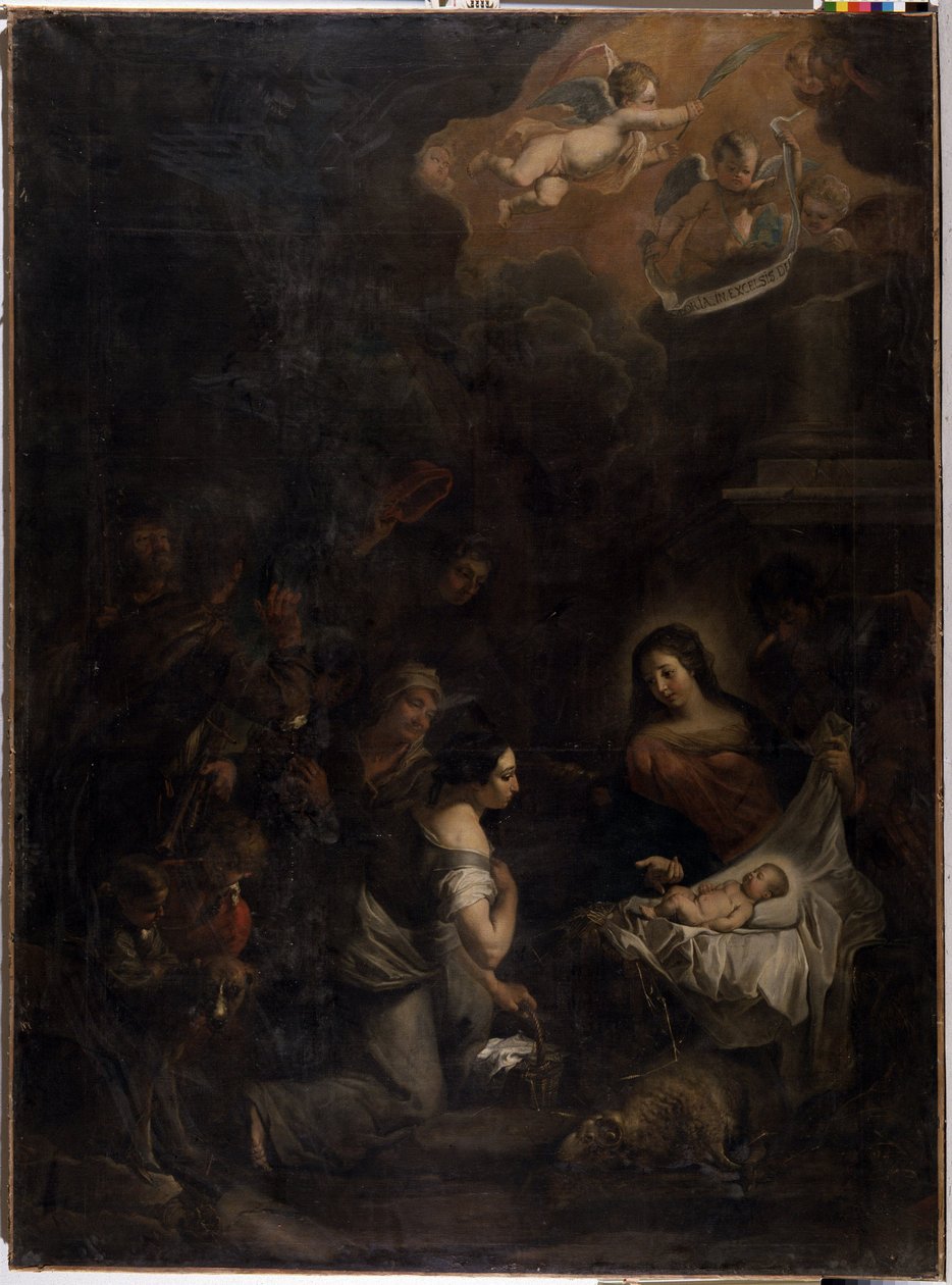 Adoracja pasterzy autorstwa Pieter van (after) Mol