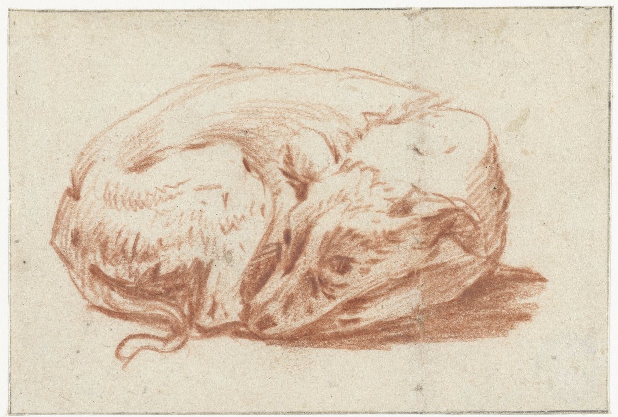 leżący pies autorstwa Pieter van Bloemen