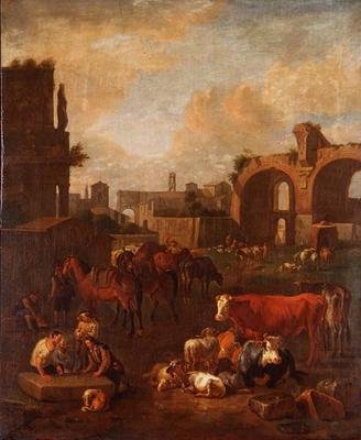 Nieznany obraz autorstwa Pieter van Bloemen