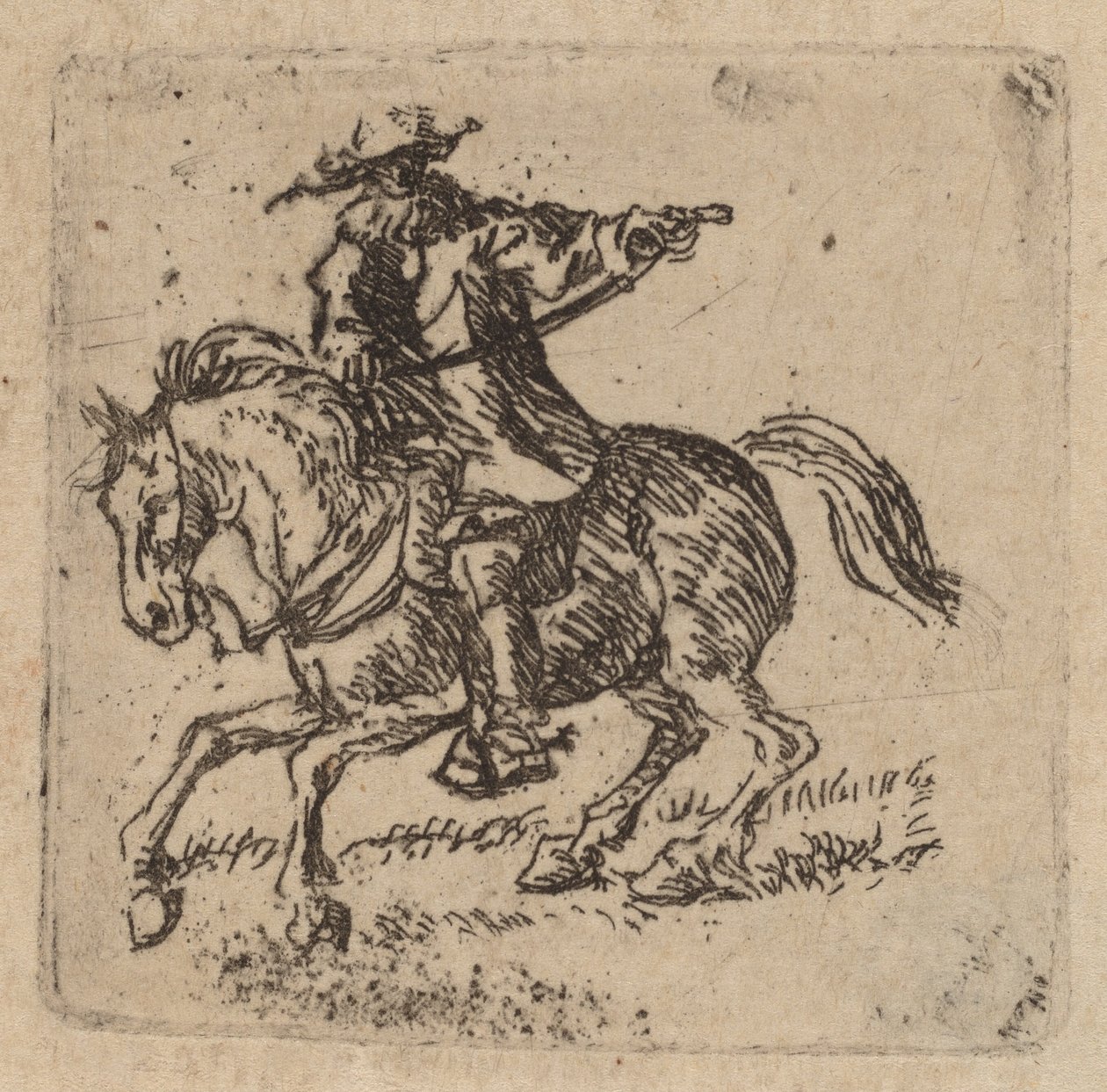Jeździec autorstwa Pieter van Laer