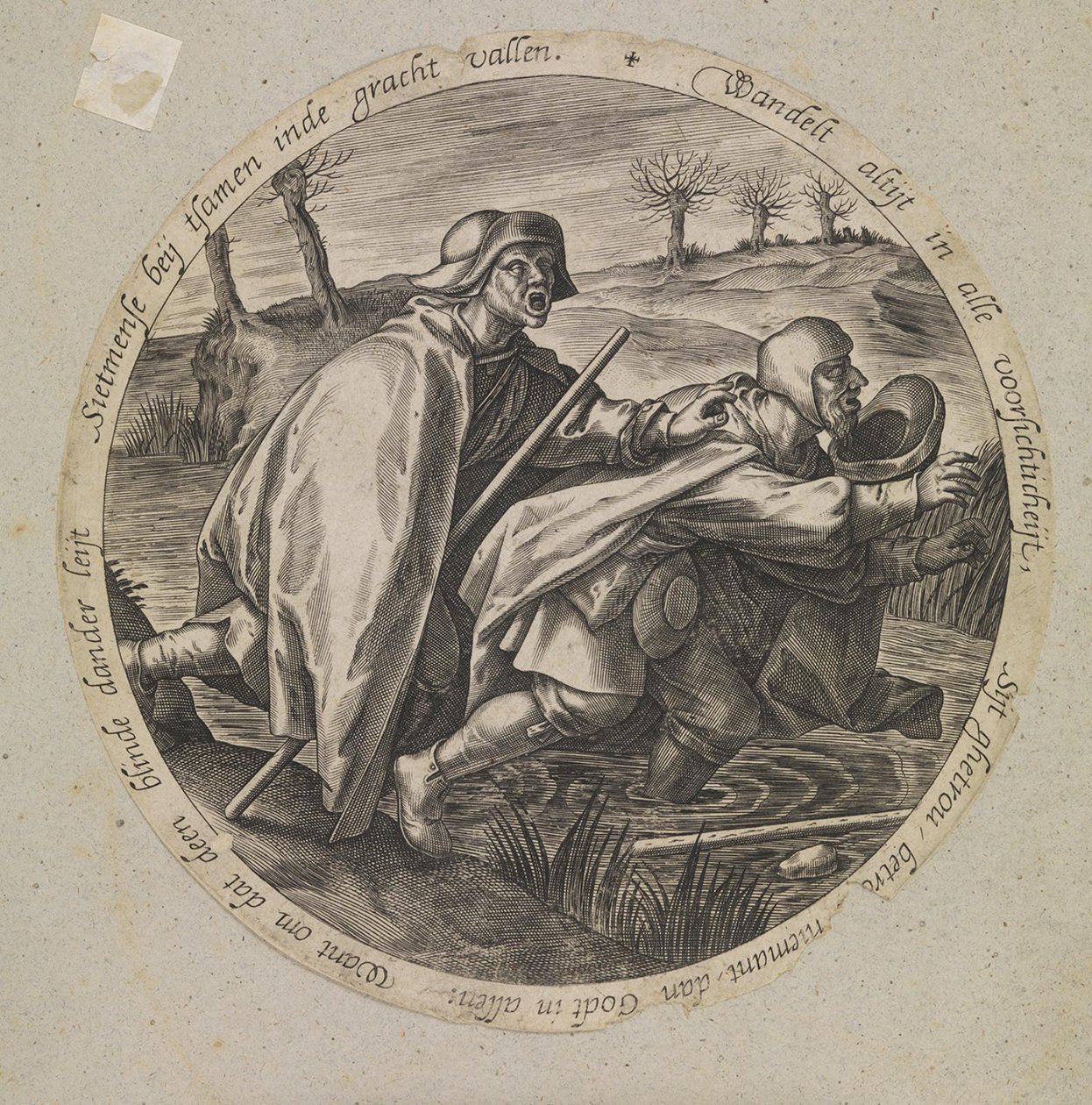 Ślepy prowadzi ślepego autorstwa Pieter van der Heyden