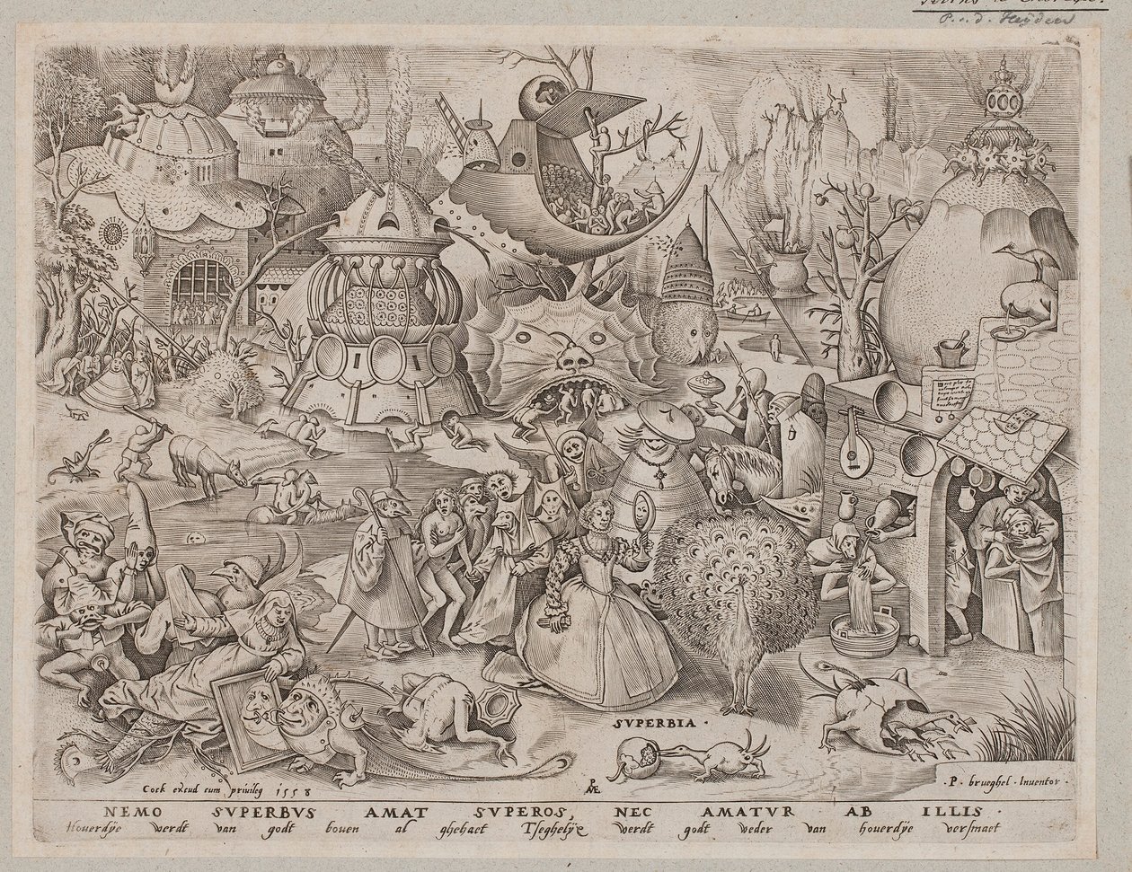 Siedem wad autorstwa Pieter van der Heyden
