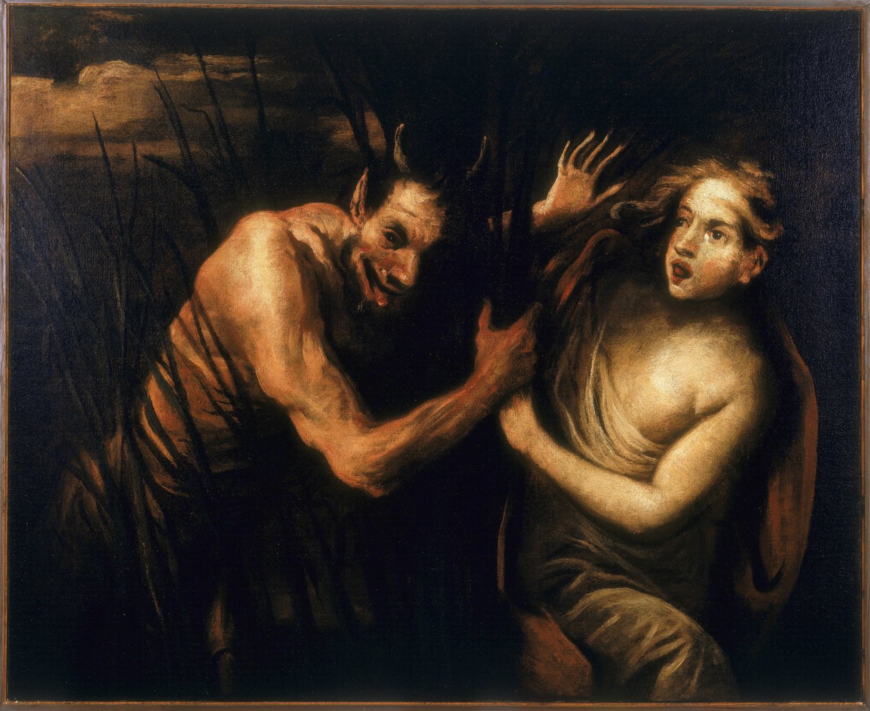 Pan i Syringa, ok. 1630-78 autorstwa Pietro della Vecchia
