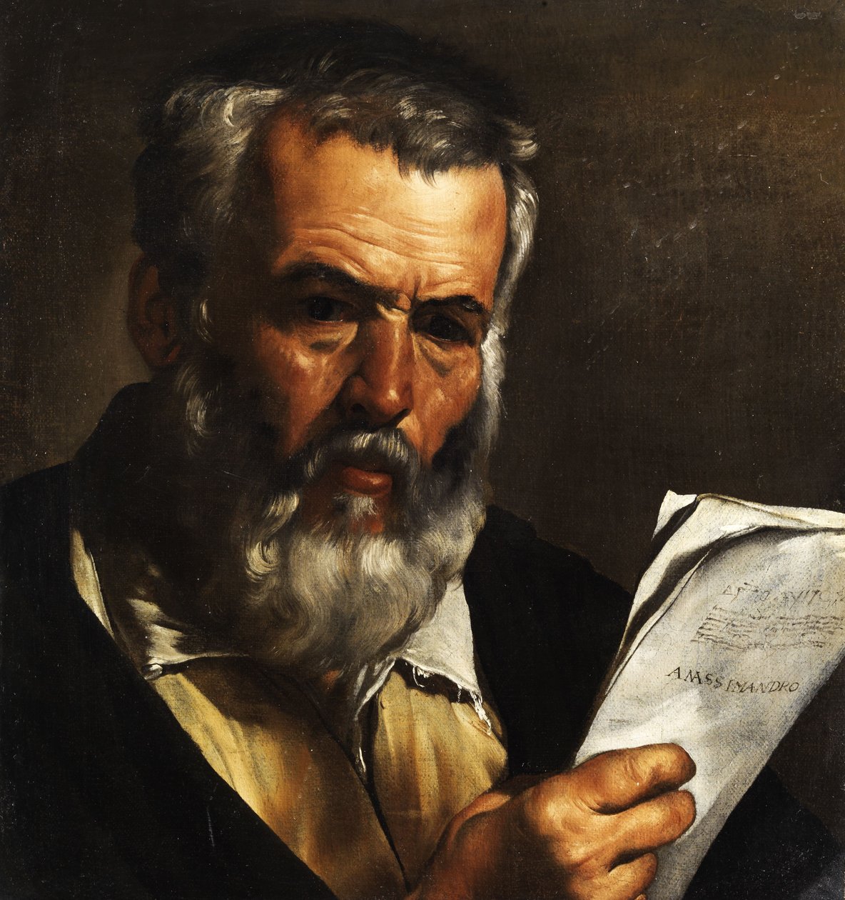 Portret filozofa Anaksymandra autorstwa Pietro Bellotti