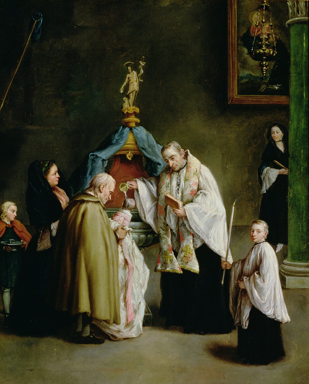 Chrzest autorstwa Pietro Longhi