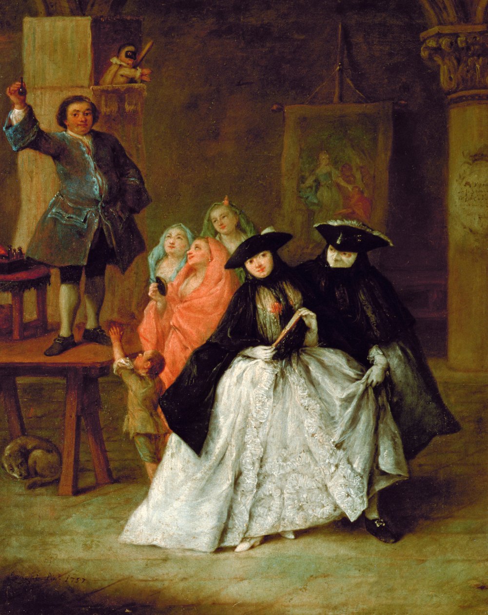 Szarlatan, 1757 autorstwa Pietro Longhi