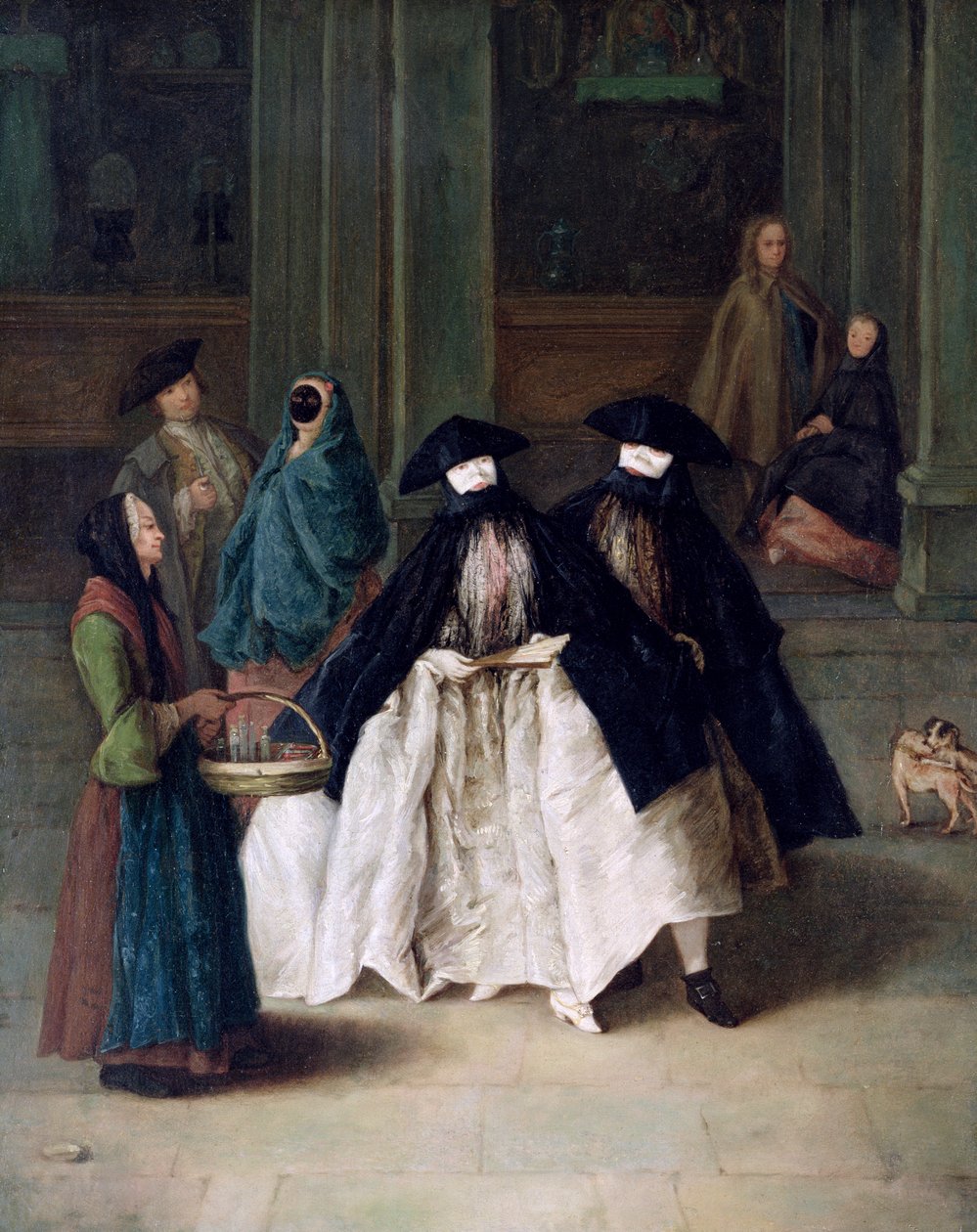 Sprzedawca perfum (patrz także 60625) autorstwa Pietro Longhi