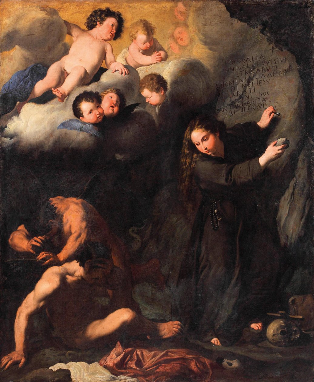 Santa Rosalia autorstwa Pietro Novelli