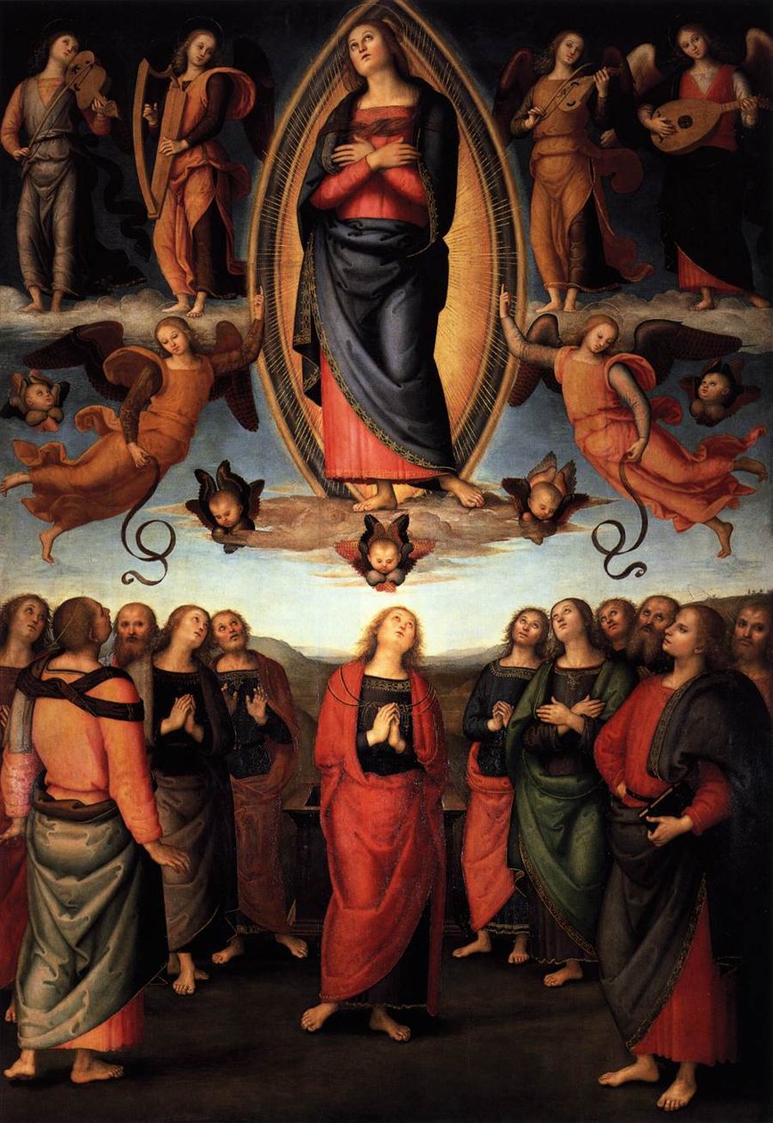 Wniebowstąpienie Maryi autorstwa Pietro Perugino